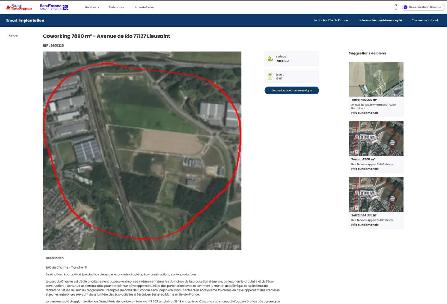 Capture : ouverture fiche en plein écran