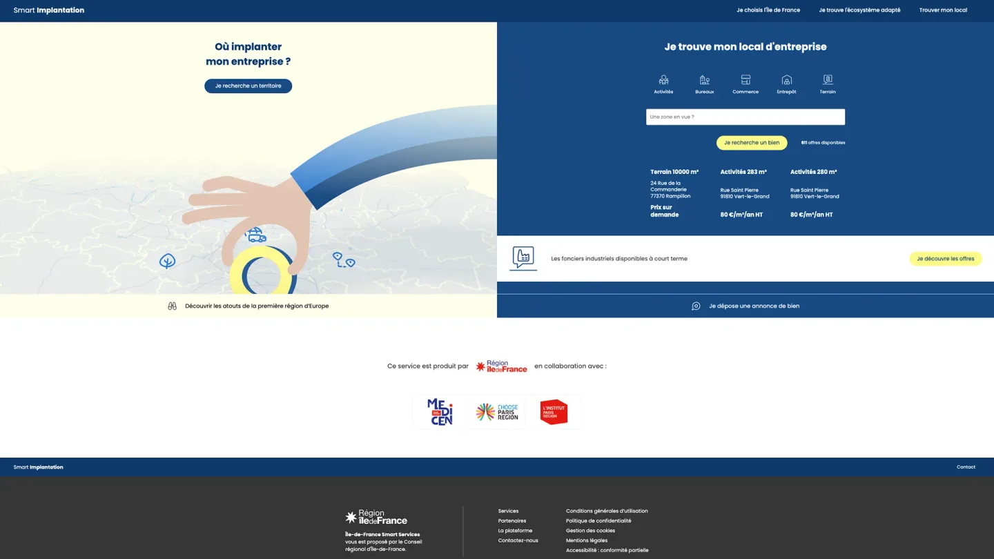 Interface Smart Implantation — avant refonte